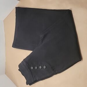 Express Ultra High, Ultra Wide Leg Black Denim Sailor Style Jeans, Size 4S, EUC